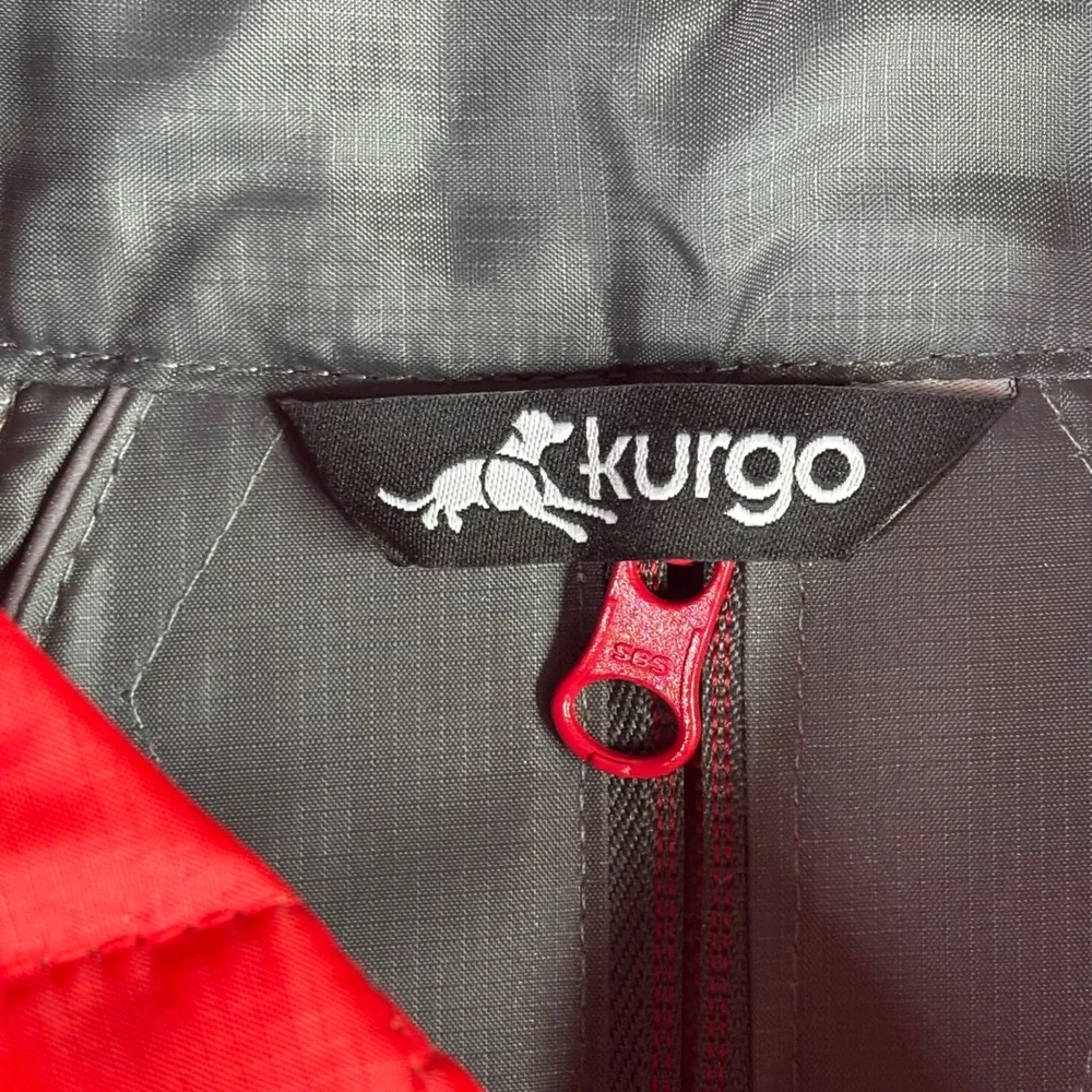 Kurgo Loft Jacket Dog Coat XL Chili Red Quilted Reflective Water Resistant‎ NEW